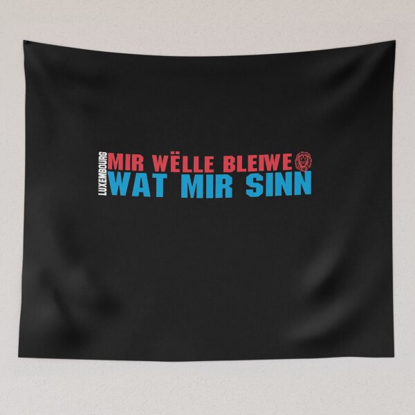 Item preview, Motto of Luxembourg, Lëtzebuerg National Animal, Luxemburg Flag Colors designed and sold by Flag Outfit.