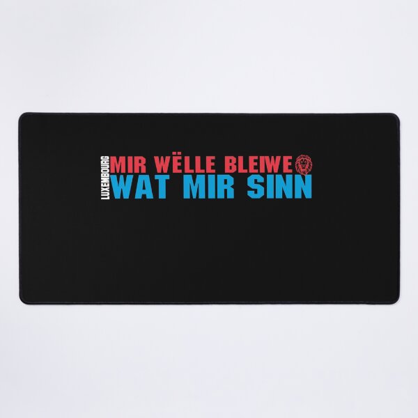 Item preview, Motto of Luxembourg, Lëtzebuerg National Animal, Luxemburg Flag Colors designed and sold by Flag Outfit.