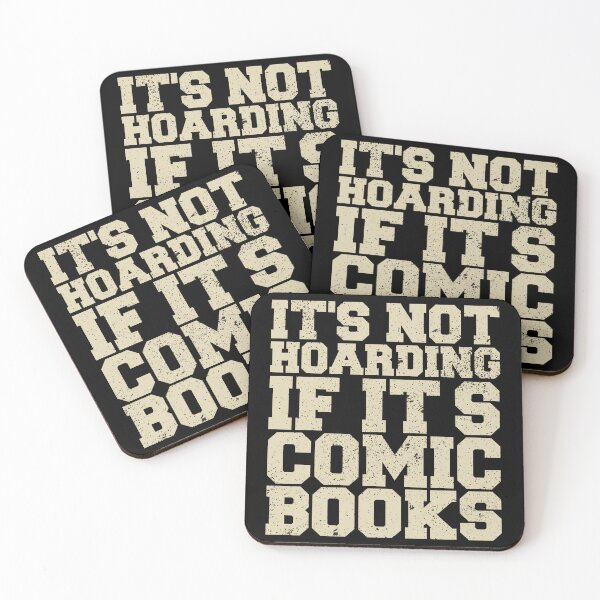 Item preview, It's Not Hoarding If It's Comic Books Vintage reading lover designed and sold by REDDLINE.