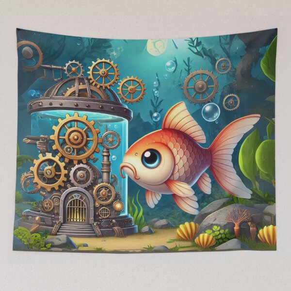 Item preview, Steampunk Crucian Carp designed and sold by Sillytoe.