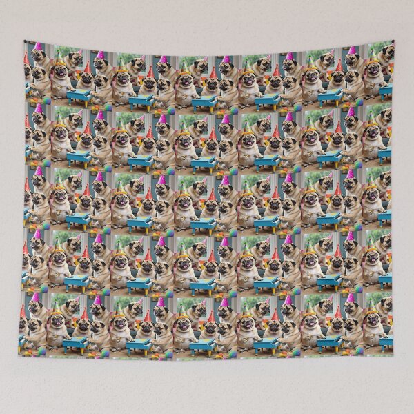 Item preview, Pug Party designed and sold by pug-maniac.