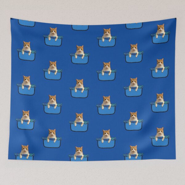 Item preview, Mow Mow in a Pocket (pocket kitty) designed and sold by HuiCreations.