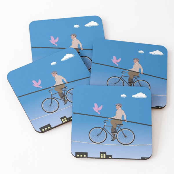 Item preview, The tightrope walker with the pink dove. designed and sold by Nanar1984.