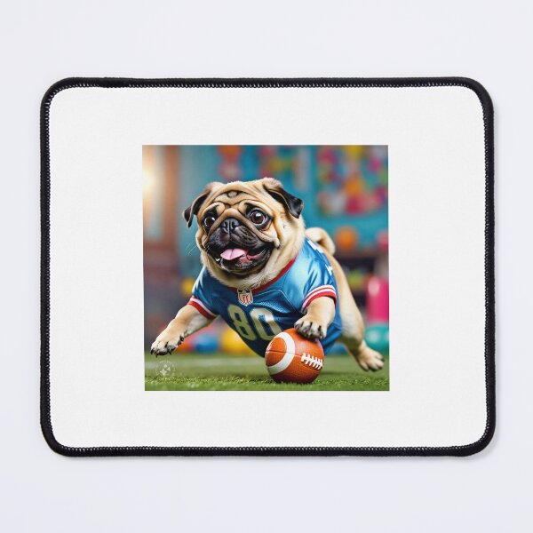 Item preview, Puggy football player designed and sold by pug-maniac.