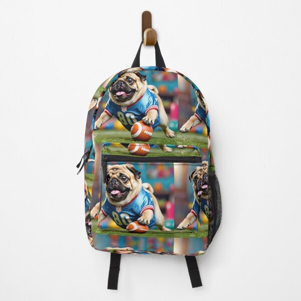 Item preview, Puggy football player designed and sold by pug-maniac.