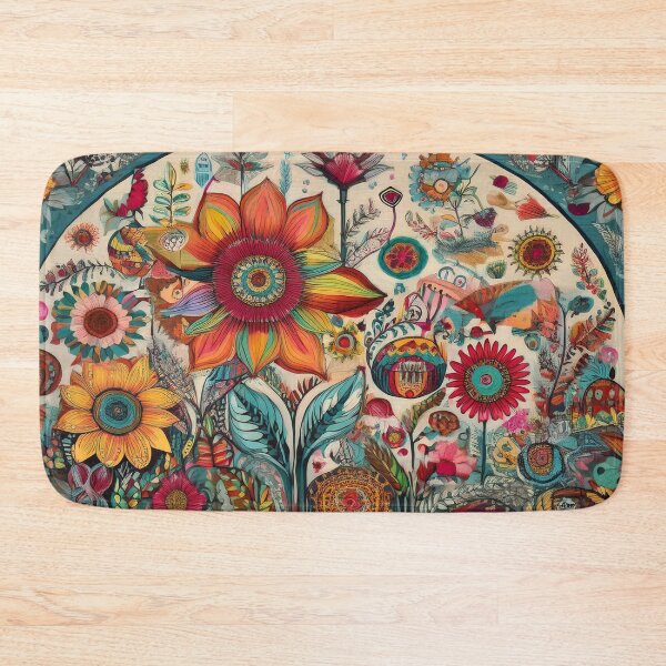 Item preview, Folk Art Garden designed and sold by J Marielle Designs.
