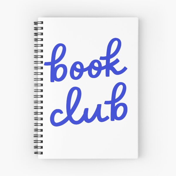 Item preview, Book Club Blue Scripty designed and sold by scriptblast.