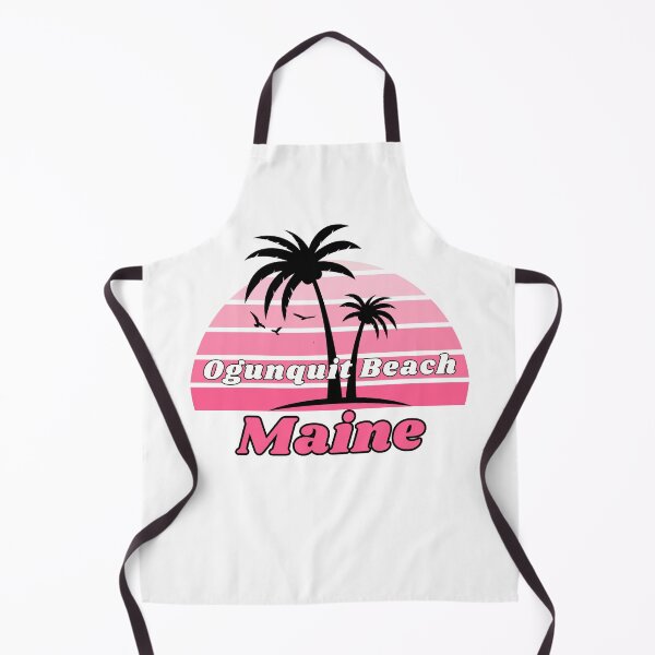 Item preview, Retro Cool Ogunquit Beach Maine Palm Tree at Sunset Souvenirs designed and sold by karmdaf.