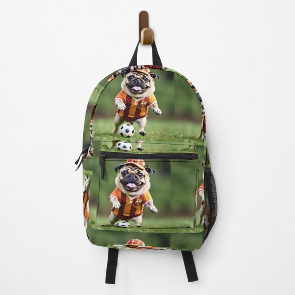 Item preview, Puggy playing soccer designed and sold by pug-maniac.