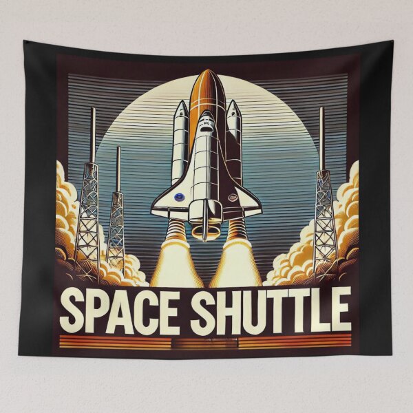 Item preview, space shuttle designed and sold by TEEJAMBOREE.
