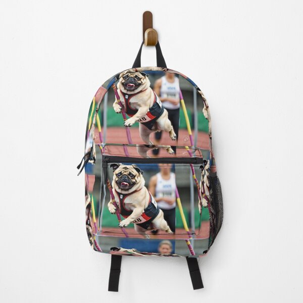 Item preview, Puggy pole vaulter designed and sold by pug-maniac.