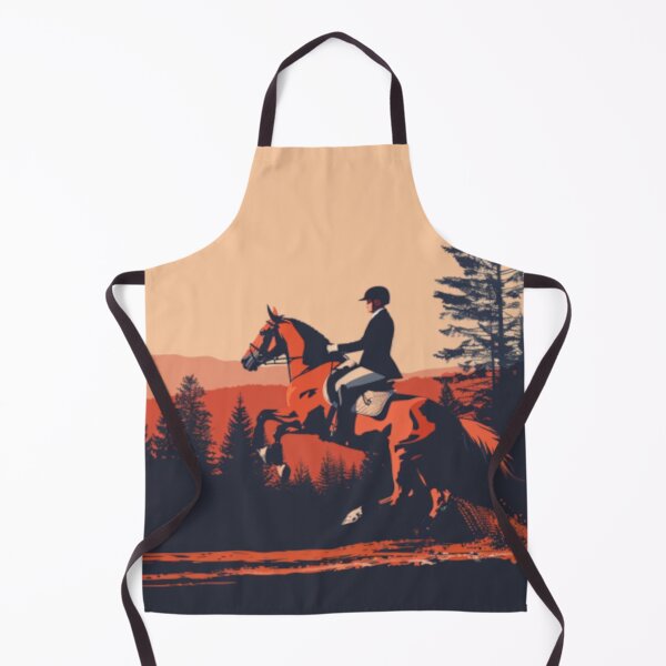 Item preview, Horse and rider galloping sunset backdrop Active Outdoors Inspired Art designed and sold by CDC40.