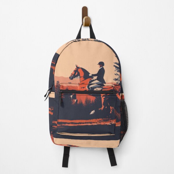 Item preview, Horse and rider galloping sunset backdrop Active Outdoors Inspired Art designed and sold by CDC40.