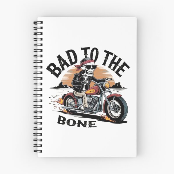Item preview, Bad to the Bone,Retro Biker Skeleton Adventure, funny design , dad gift  designed and sold by masteryStore.