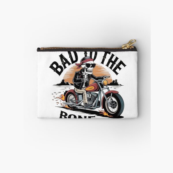 Item preview, Bad to the Bone,Retro Biker Skeleton Adventure, funny design , dad gift  designed and sold by masteryStore.