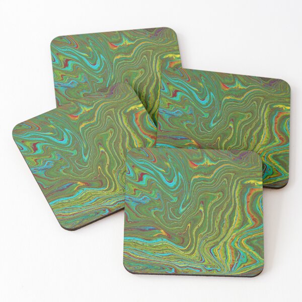 Item preview, Easy Street 2 Wild Swirl Green Abstract designed and sold by Doug  Siegel.