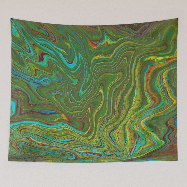 Item preview, Easy Street 2 Wild Swirl Green Abstract designed and sold by Doug  Siegel.