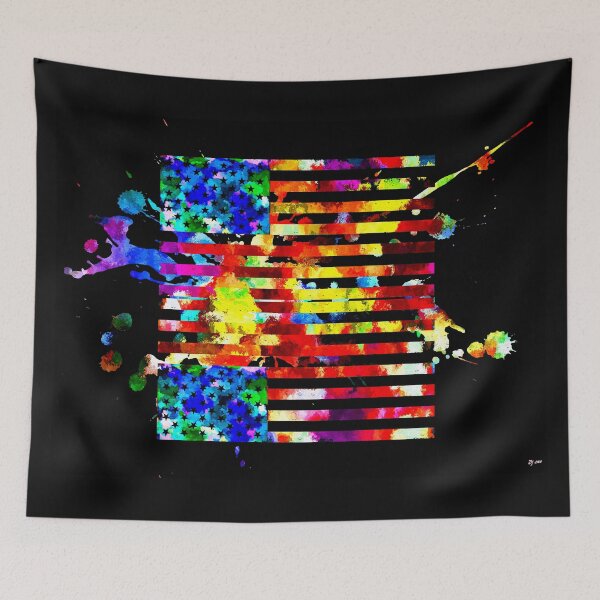 Item preview, US Flag Blacky Black designed and sold by Daniel Janda.