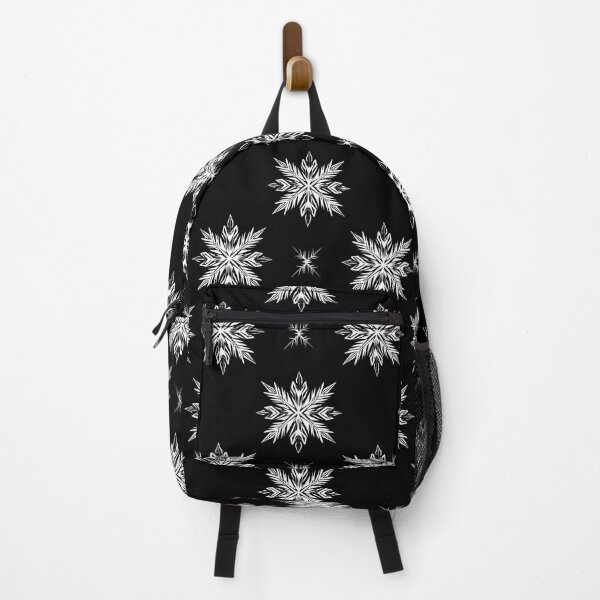 Item preview,  a repeating pattern Design of intricate snowflakes on a black background.  designed and sold by HEMRO.