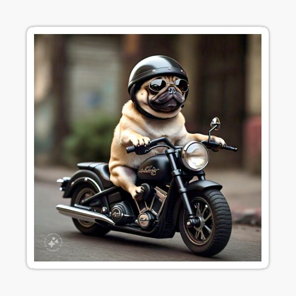 Pug Motorcycle Merch Gifts for Sale Redbubble