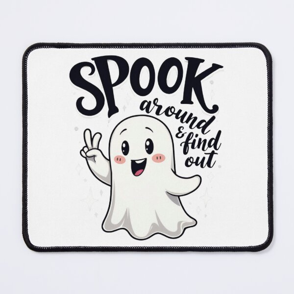 Item preview, Spook Around & Find Out Finger Ghost Halloween designed and sold by ArtFromBeyond.