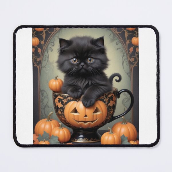 Item preview, BLACK CAT HALLOWEEN THEME ART DECO VINTAGE AESTHETIC  designed and sold by Arts4U.