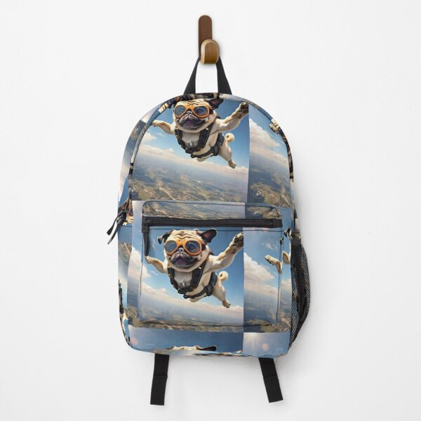 Item preview, Puggy sky diver designed and sold by pug-maniac.