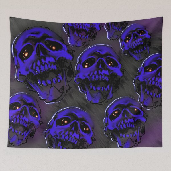 Item preview, Dark Skulls Pattern designed and sold by Shawnsonartshop.