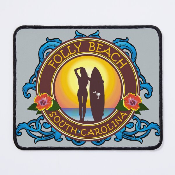 Item preview, Folly Beach surfer girl designed and sold by studioss76.