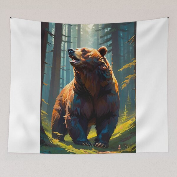 Item preview, Great bear of the woods designed and sold by dtmtattoo.