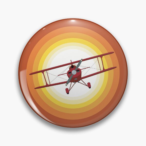 Item preview, Pitts Biplane Flying in Orange Sunset Sky Aviation Design designed and sold by skye-studio.