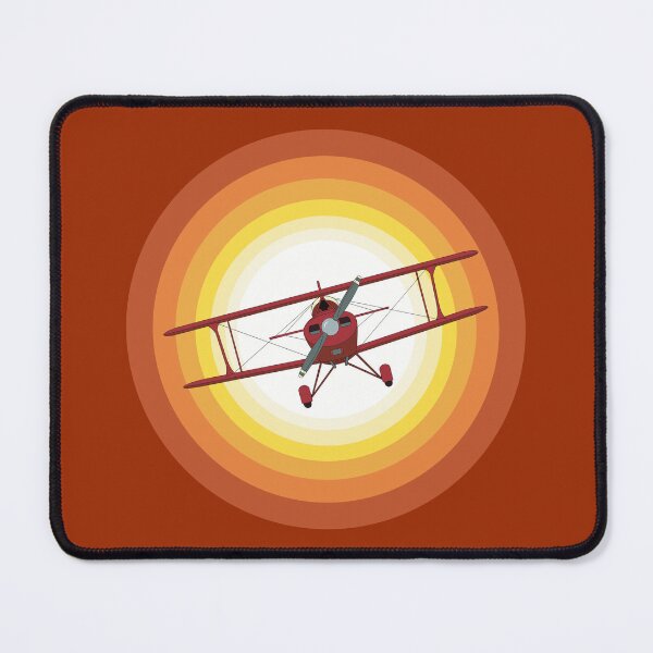 Item preview, Pitts Biplane Flying in Orange Sunset Sky Aviation Design designed and sold by skye-studio.