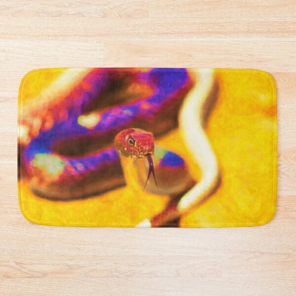 Item preview, Vibrant Forked-Tongue Snake Art designed and sold by Nostalgia Busters.