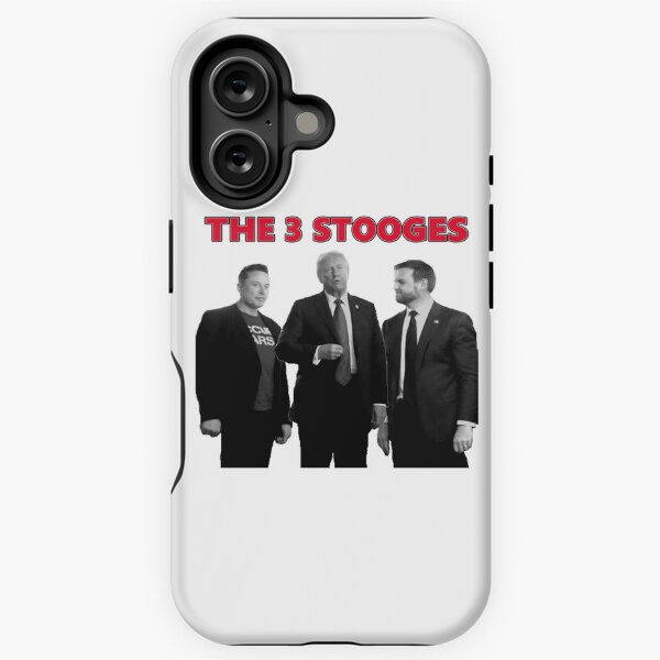 Item preview, The Three Stooges - Mocking Donald Trump, JD Vance, and Elon Musk designed and sold by EricIsTired.
