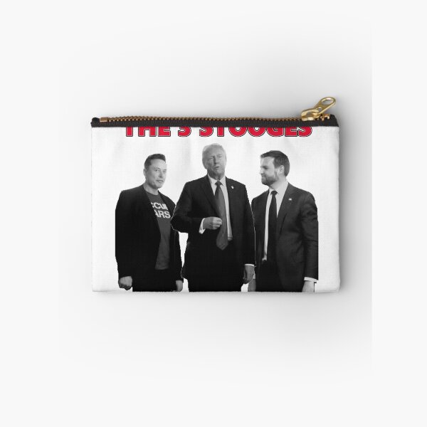 Aperçu de l'œuvre Les Trois Stooges – Se moquer de Donald Trump, JD Vance et Elon Musk créée et vendue par EricIsTired.