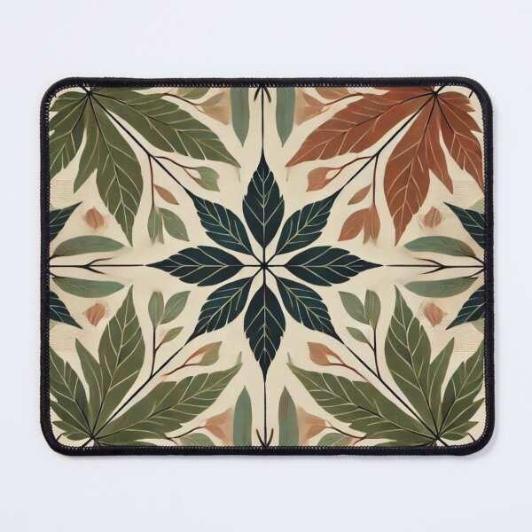 Item preview, Green and Brown Autumn Leaves Design designed and sold by TribalioDesigns.