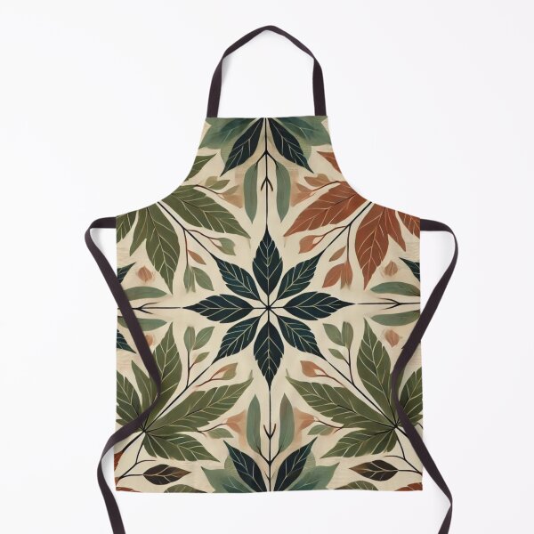 Item preview, Green and Brown Autumn Leaves Design designed and sold by TribalioDesigns.