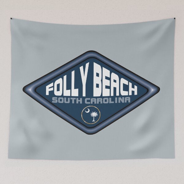 Artikelvorschau, Folly Beach Flaggenemblem entworfen und verkauft von studioss76.