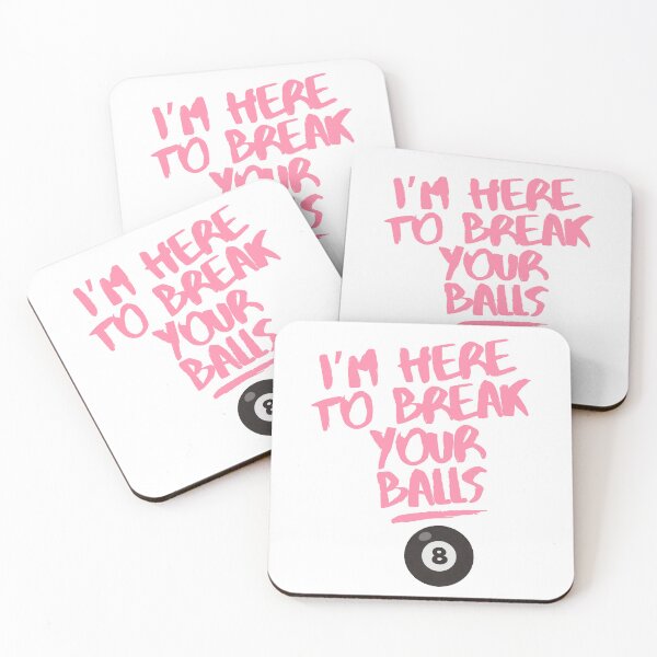 Item preview, I’m here to break your balls pool designed and sold by Rlyehinmate.