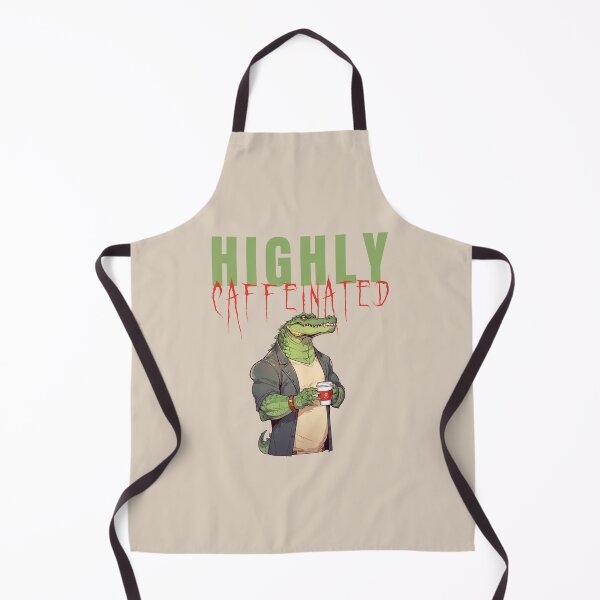 Item preview, HIGHLY CAFFEINATED CROCODILE designed and sold by La Loca.