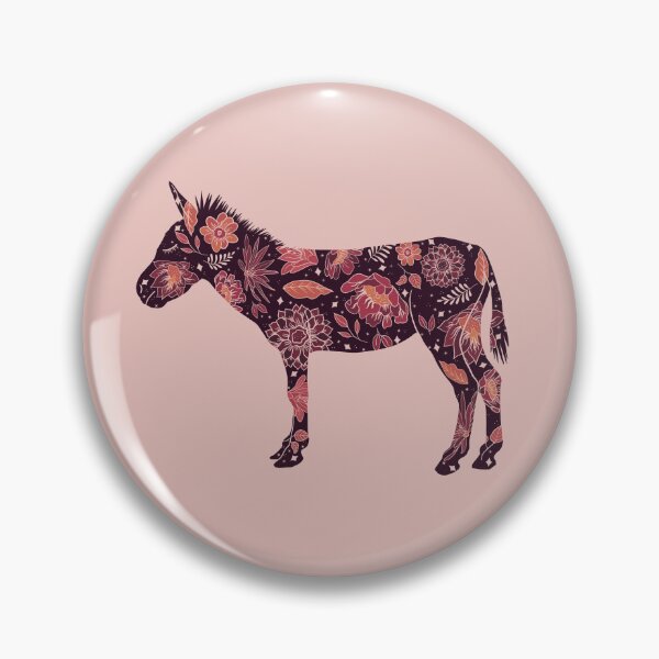 Item preview, Floral Burro designed and sold by LoveCallieCo.