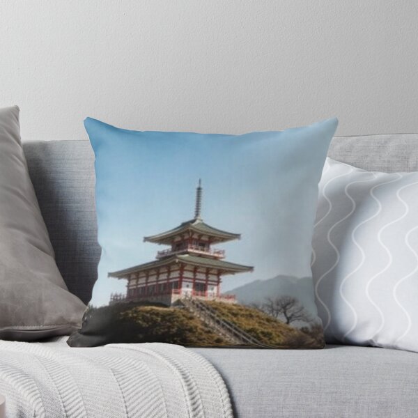 Item preview, Serene Japanese Temple on a Hill designed and sold by hjian8219.