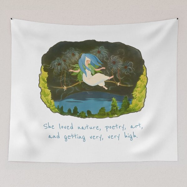 Item preview, She loved nature… designed and sold by LightsongTees.