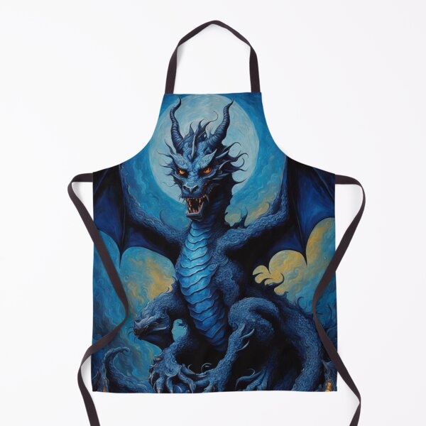 Item preview, Medieval Blue Winged Dragon designed and sold by TheDarkWardrobe.