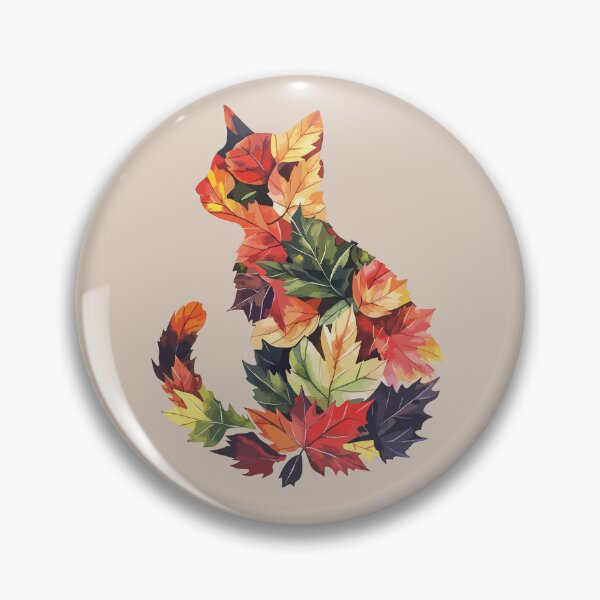 Item preview, Fall Leaves Cat designed and sold by Laceyjae Digital Art.