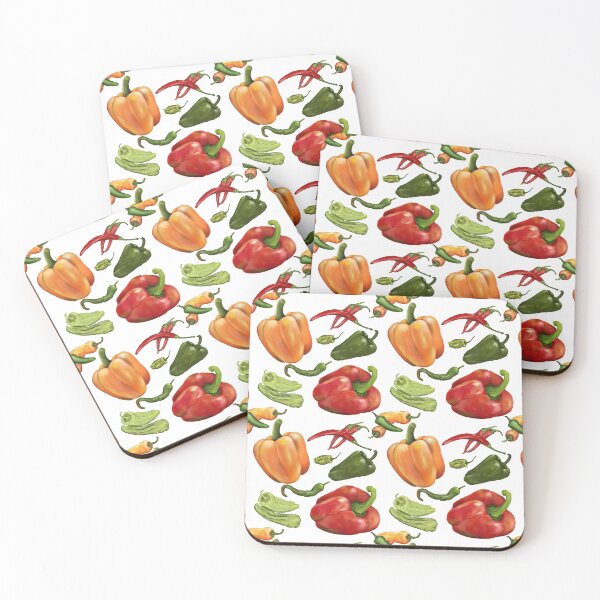 Item preview, Sweet and Spicy Peppers designed and sold by FickleMuse.