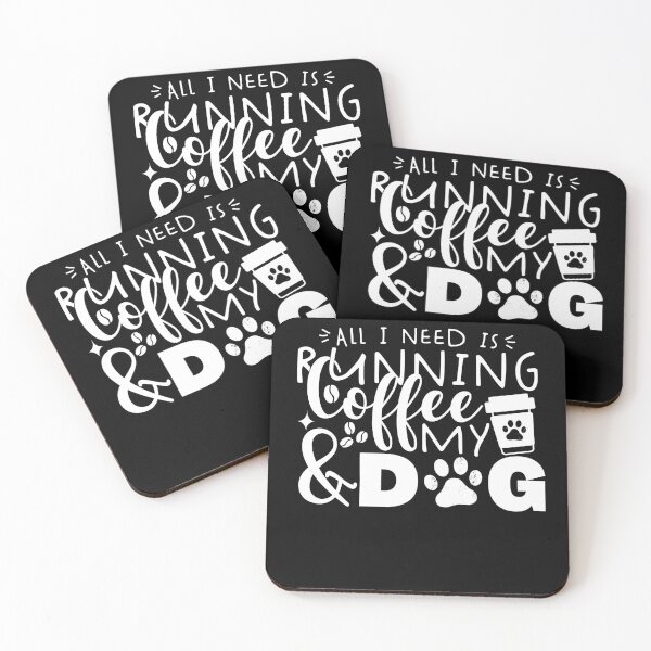 Item preview, Funny saying quote All I need is Running, Coffee and My Dog designed and sold by REDDLINE.