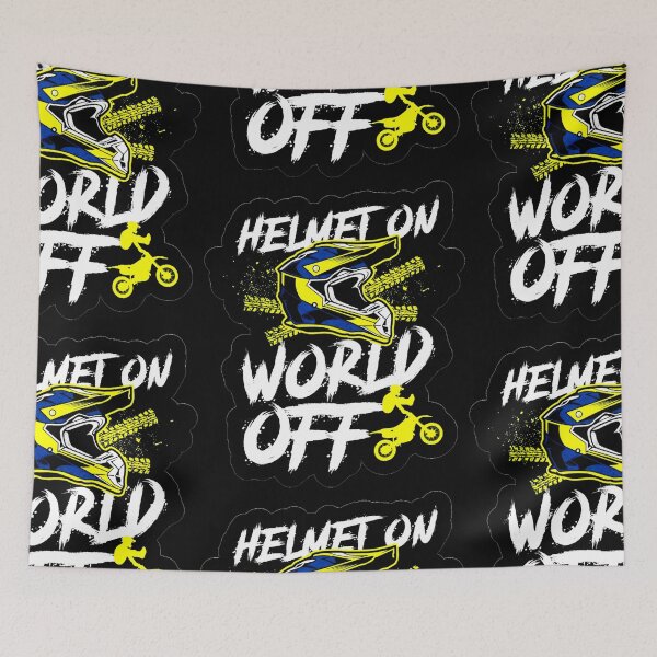 Item preview, Helmet On World Off designed and sold by UZRWRLD .
