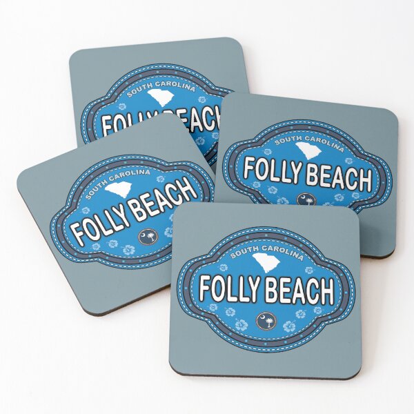 Item preview, Folly Beach South Carolina stitching effect designed and sold by studioss76.