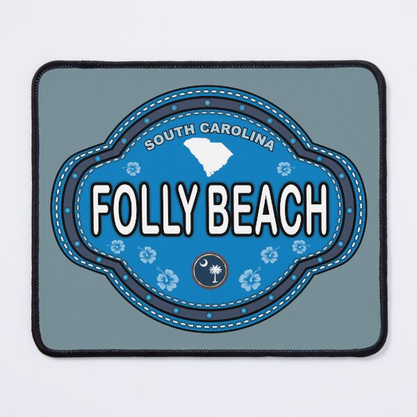 Item preview, Folly Beach South Carolina stitching effect designed and sold by studioss76.